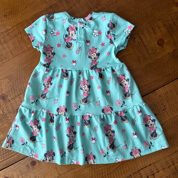 Minnie Mouse Aqua Kids/toddler Dress/Playwear size 24 months - Picture 2 of 4